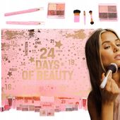 KALENDARZ ADWENTOWY MAKEUP Q-KI Z KOSMETYKAMI NA ŚWIĘTA ZESTAW DAMSKI