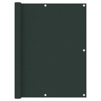 Parawan balkonowy, ciemnozielony, 120x300 cm, tkanina Oxford