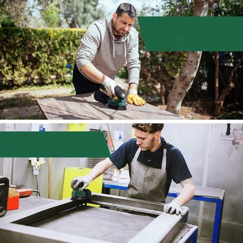 SZLIFIERKA MIMOŚRODOWA OSCYLACYJNA AKUMULATOROWA 2.0mAh 18V Bezpyłowa TECCP na Arena.pl