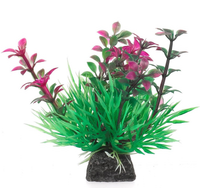 AQUA NATURA Roślina sztuczna ozdoba akwarium terrarium Pędy Spirulina 10 cm