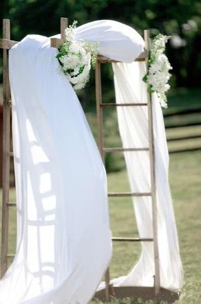 materiał biały 10m do dekoracyji komuni, ślubu na Arena.pl