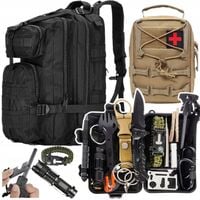 ZESTAW AWARYJNY EWAKUACYJNY PLECAK 35 APTECZKA NÓŻ