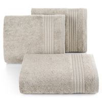 Ręcznik Laris 30X50 cm beżowy modal bawełna 550 g/m² elegancki