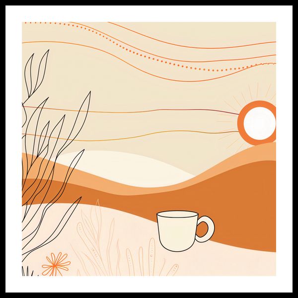 Plakat 70x70cm Ranna Pora zdjęcie 3