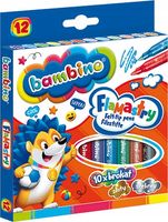 flamastry brokatowe 12 kolorów bambino