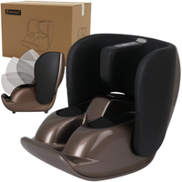 Masażer stóp i łydek Uciskowy z rolkami Shiatsu wibracją grzaniem Składany