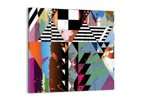 Obraz Na Płótnie - Kompozycja Figury - 60X60 Cm - Ac60X60-3636 na Arena.pl