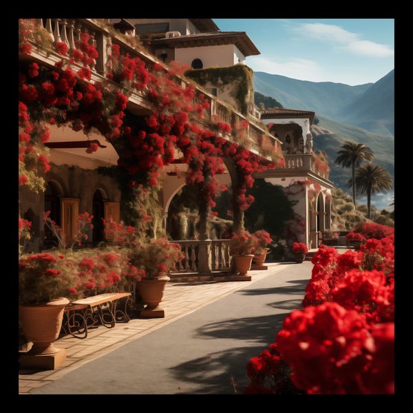 Plakat 30x30cm Czerwona Idylla zdjęcie 2