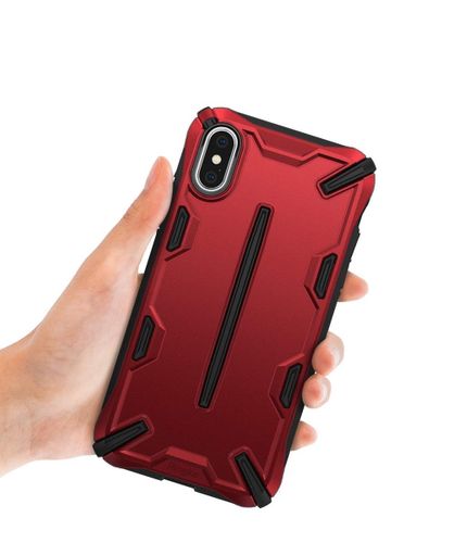 Etui Ringke Dual-X do iPhone XS Max czerwone na Arena.pl