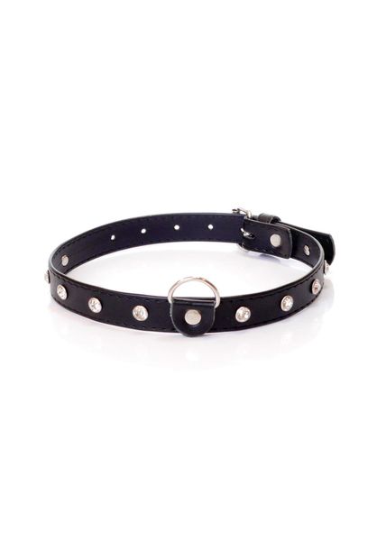Fetish B - Series - Collar 2 Cm Silver Crystal zdjęcie 1