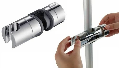 Uchwyt na słuchawkę do drążka prysznicowego m22/25 uniwersalny chrom na Arena.pl