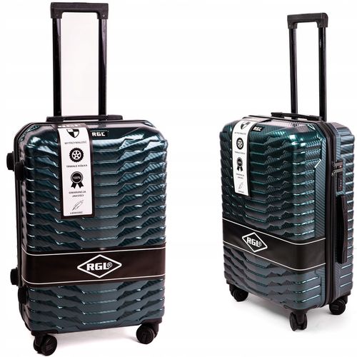 Średnia walizka XL NA 4 KÓŁKACH PODRÓŻNA POLICARBON TORBA RGL na Arena.pl