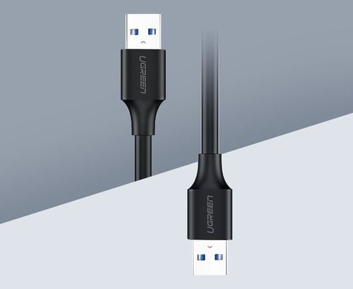 kabel przewód usb - usb 2.0 1m czarny na Arena.pl