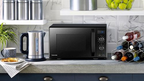 KUCHENKA MIKROFALOWA Z GRILLEM TOSHIBA MWP-MG20P |MIKROFALÓWKA |700W CZARNA na Arena.pl