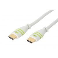Kabel HDMI-HDMI V1.4 M/M Ethernet 3D4K Biały 2m
