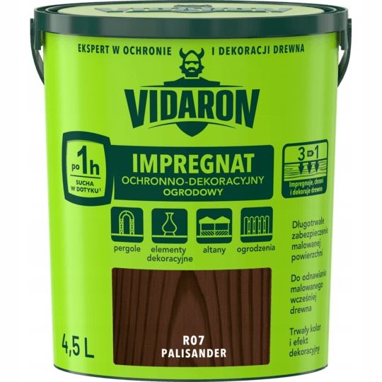 VIDARON Impregnat R07 palisander 5L zdjęcie 1