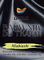 Barwnik do gotowania odzieży ubrań ARGUS NIEBIESKI