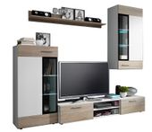 Meblościanka Tango biały / dąb sonoma