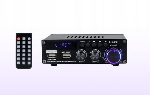 BLITZWOLF WZMACNIACZ AMPLITUNER AUDIO STEREO BLUETOOTH 5.0 USB RCA AUX 45W na Arena.pl