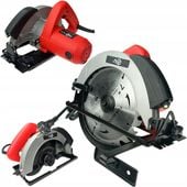 Pilarka Piła tarczowa ręczna do drewna Przecinarka 2700W Laser +