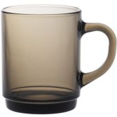 szklanka z uchem duralex versailles sepia 260 ml brązowa - zestaw 6