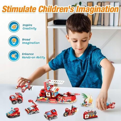 KLOCKI KONSTRUKCYJNE 12w1 POJAZDY RATOWNICZE KALENDARZ ADWENTOWY PREZENT na Arena.pl