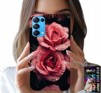 ETUI DO OPPO FIND X3 LITE - PIĘKNE RÓŻOWE RÓŻE, KWIECISTE WZORY, CASE