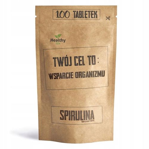 SPIRULINA Twój Cel To 500mg - ODKWASZENIE ODCHUDZANIE WITALNOŚĆ 100 TAB. na Arena.pl