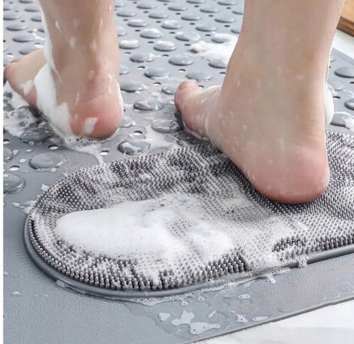 MATA ŁAZIENKOWA DYWANIK PRYSZNICOWA DO WANNY ANTYPOŚLIZGOWA 38x82cm na Arena.pl