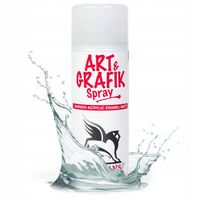 Werniks końcowy RENESANS lakier do farb akrylowych MATOWY SPRAY 400ml