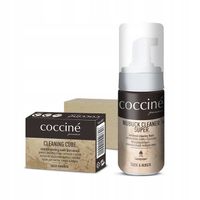 Zestaw do zamszu i nubuku kostka + pianka Coccine