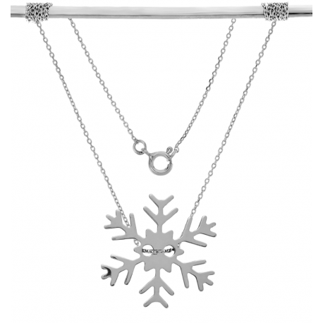 SREBRNY KOMPLET ŚNIEŻYNKI CELEBRYTKI ŚWIĄTECZNY SREBRO PRÓBY 925 zdjęcie 5