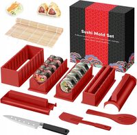 2 x 12X ZESTAW DO ROBIENIA SUSHI MATA ROLKA SAMODZIELNEGO KOMPLETNY PAŁECZK