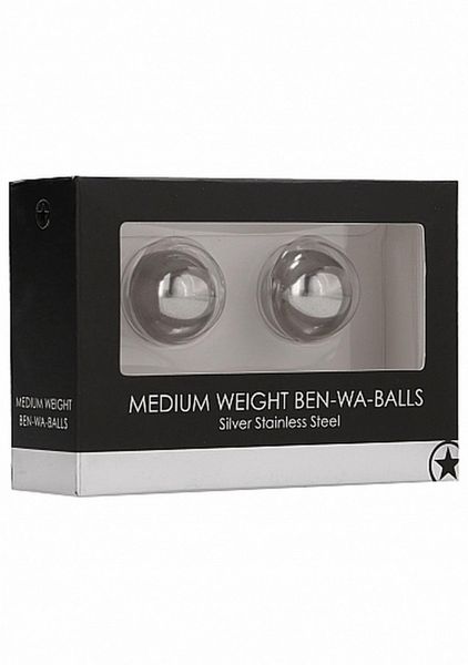 Medium Weight Ben-Wa-Balls - Silver zdjęcie 2