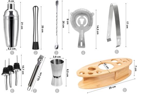 Zestaw barmański DERBY 10 elementów na Arena.pl