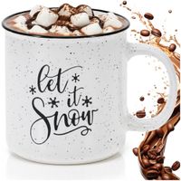 Kubek Świąteczny do Kawy Herbaty Prezent Święta Boże Narodzenie Duży XXL