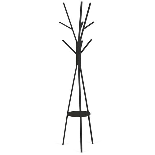 Wieszak na ubrania metalowy z półką stojący Massido MS-869 na Arena.pl