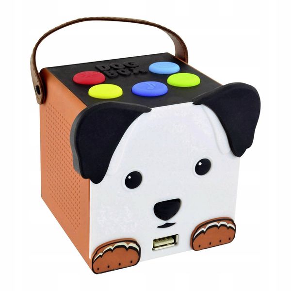 Głośnik Bluetooth dla Dzieci USB SD AUX DogBox LED zdjęcie 1