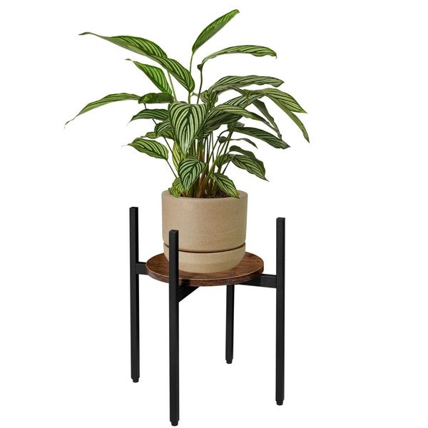 Kwietnik stojący loftowy Torre Rustic 40 cm czarny zdjęcie 5