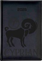 Kalendarz Planer A4 2026 książkowy dzienny ZNAK ZODIAKU IMIĘ prezent