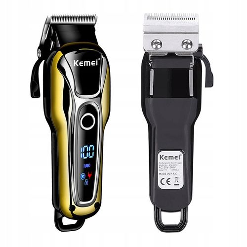 MASZYNKA DO GOLENIA STRZYŻENIA TRYMER DO WŁOSÓW BRODY BARBER KEMEI USB 10w1 na Arena.pl