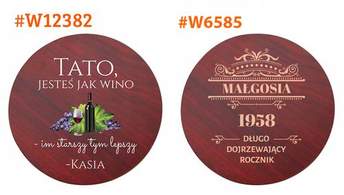 ZESTAW do WINA + GRAWER PREZENT na URODZINY 18-99 na Arena.pl