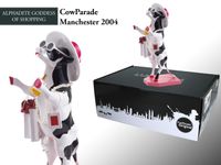 CowParade Manchester 2004, Alphadite Goddess of Shoping, Simon Walmsey