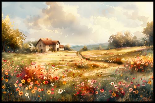 Plakat 91,5x60cm Sielski Domek na Arena.pl