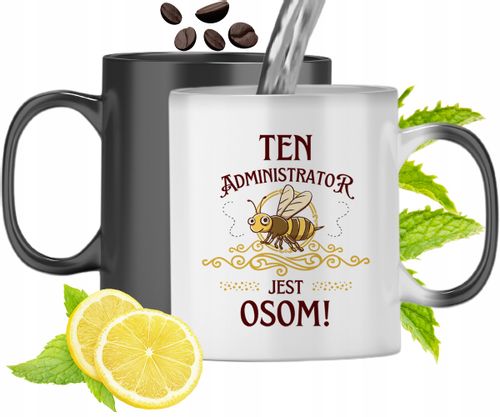 Kubek Magiczny Dla Administrator Zmieniający Kolor Z Nadrukiem Ze Zdjęciem na Arena.pl