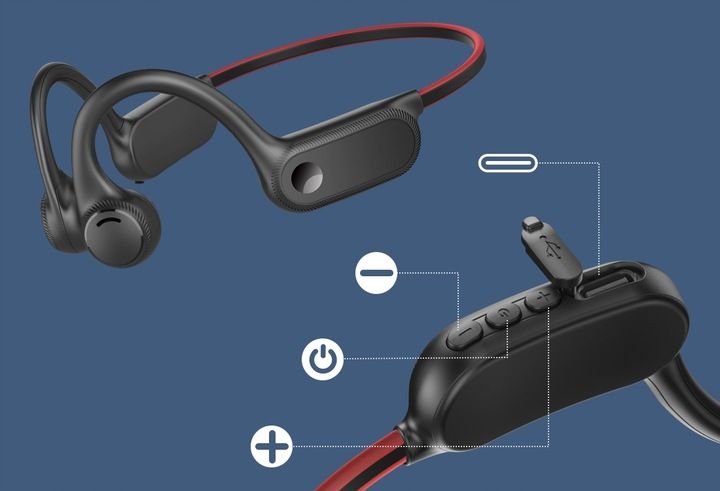 Bezprzewodowe kostne Bluetooth 5.2 zdjęcie 15