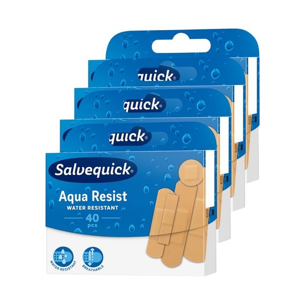 Salvequick plastry Aqua Resist - 40 sztuk MIX zdjęcie 1