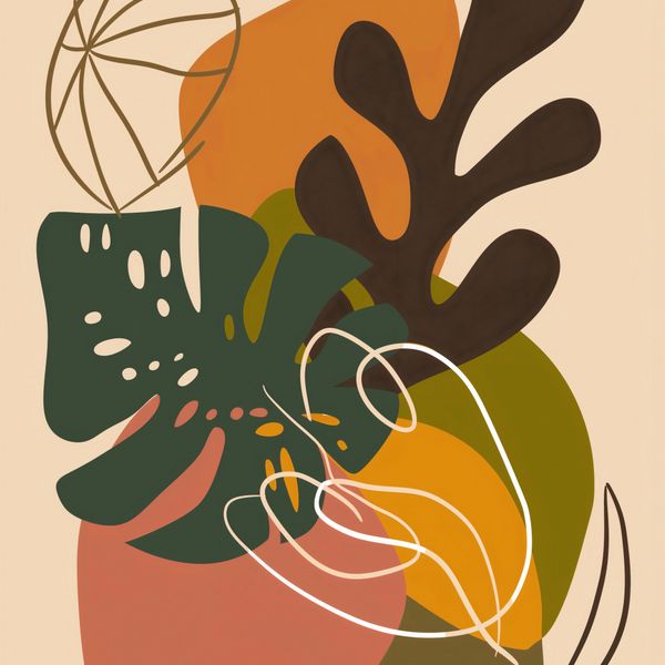 Plakat 30x30cm Leśna Kompozycja zdjęcie 1