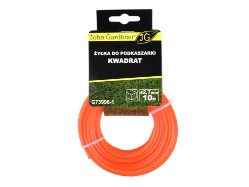 ŻYŁKA TNĄCA DO KOS I PODKASZAREK 2,7 MM 10 MB JG G73998-1 KWADRAT na Arena.pl