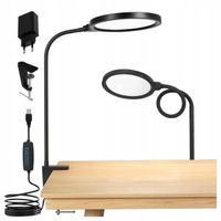 Lampka Na Biurko Biurkowa LED Do Czytania Regulowana Włącznik 10W 3 barwy